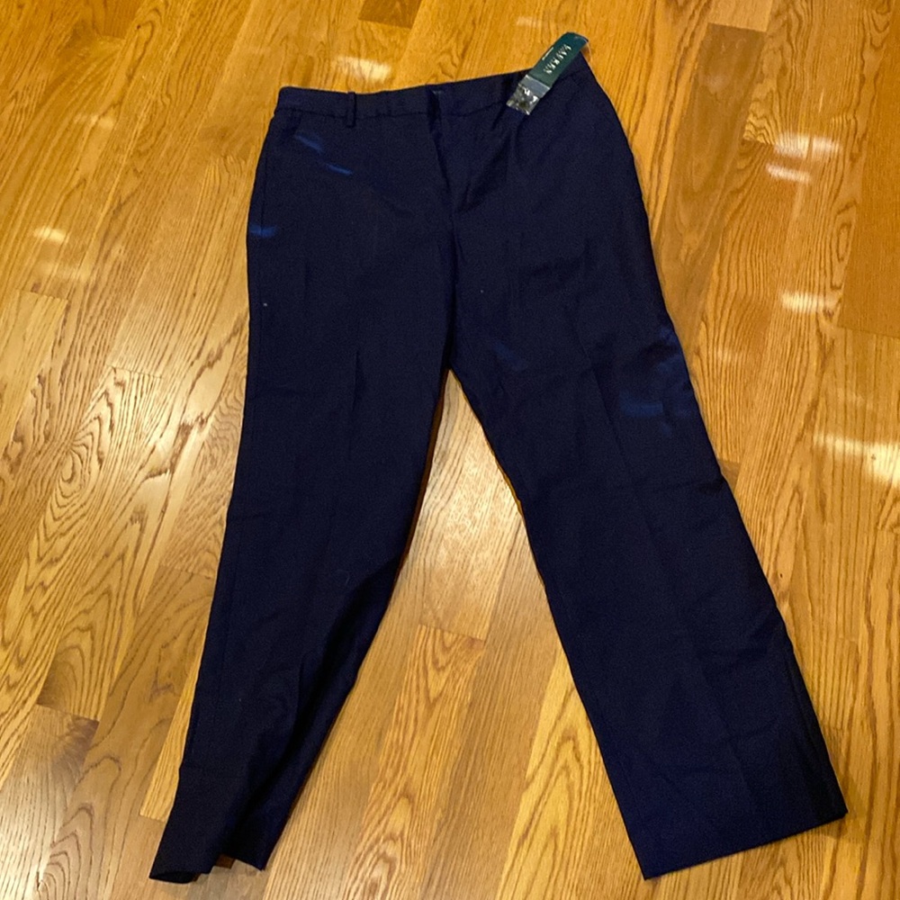 Ralph Lauren Navy three pocket pants - size 14 (a1)